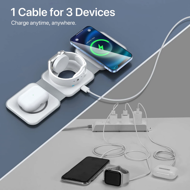 3-in-1 MagSafe Travel Charger – Doc Artisan