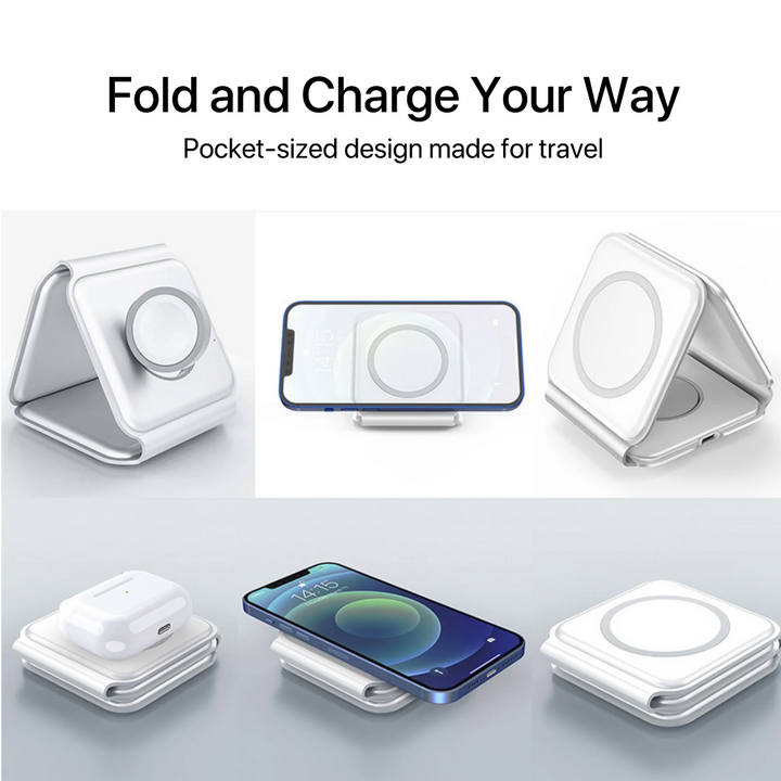 3-in-1 MagSafe Travel Charger – Doc Artisan