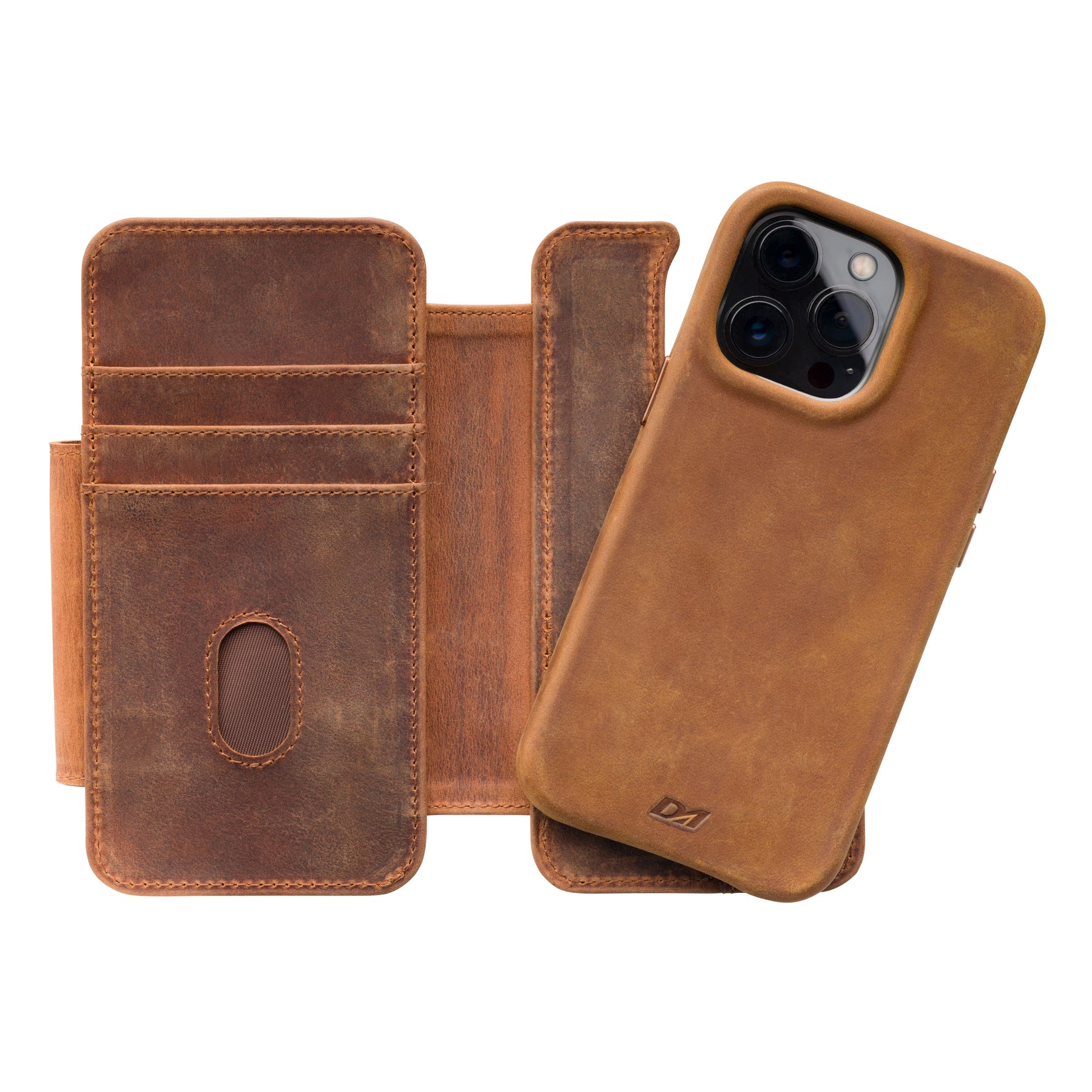 Leather Wallet Case V.5 iPhone 13 Doc Artisan